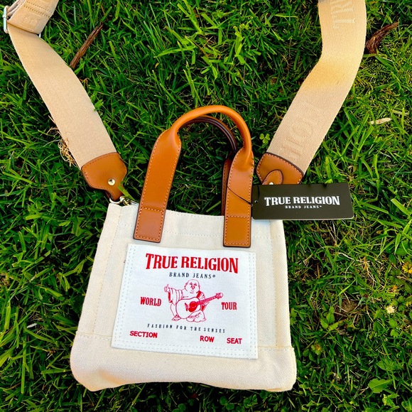 TRUE RELIGION MINI TOTE VIRAL TIKTOK - Picture 1 of 8